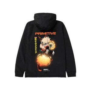 NWT Primitive Skateboards Jacket  My Hero Academia Katsuki Bakugo Tactical LARGE